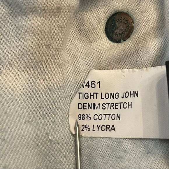 Nudie Jeans Co Womens Tight Long John Classic Denim Skinny Jeans Blue Size 27x34 - Picture 8 of 14